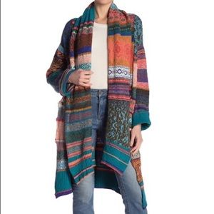 Free People Fantasia Fair Isle Cardigan XS/S